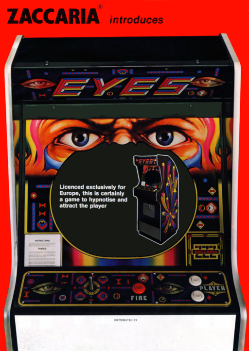 Eyes (Techstar) Arcade Game Cover